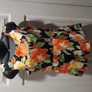 P. LUCA MILANO FLORAL BABYDOLL TOP